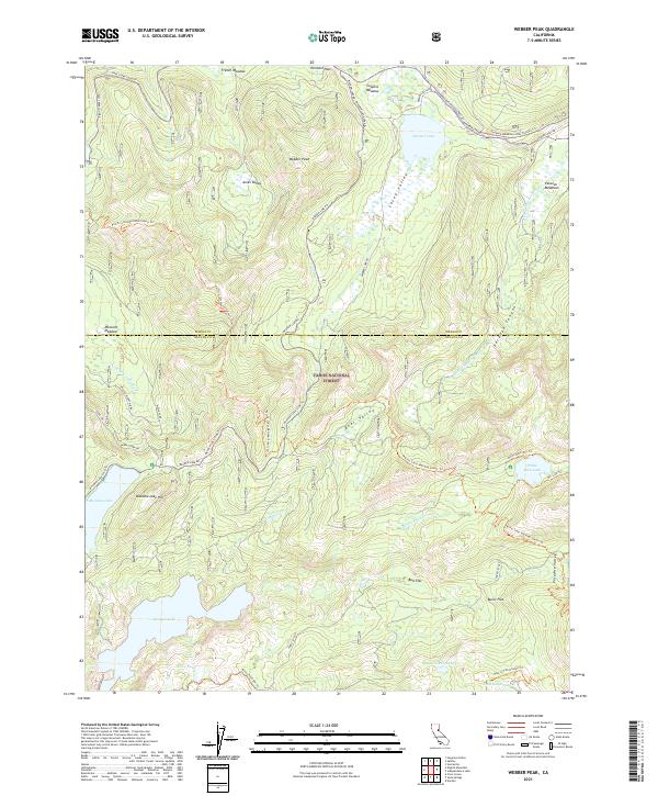 Webber Peak 2021 topographic map thumbnail