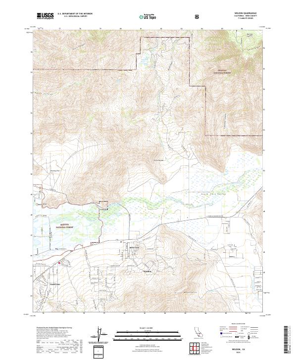 Weldon 2021 topographic map thumbnail