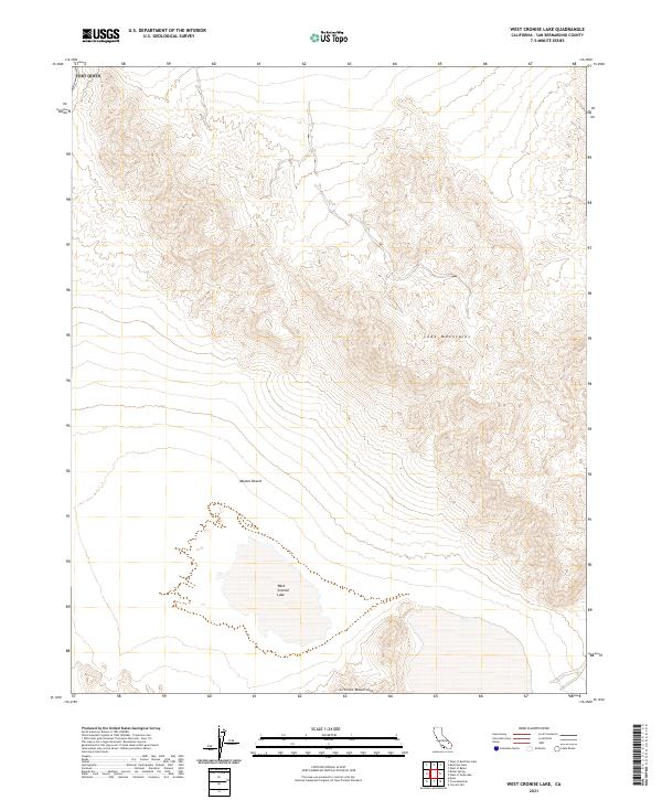 West Cronise Lake topographic map thumbnail