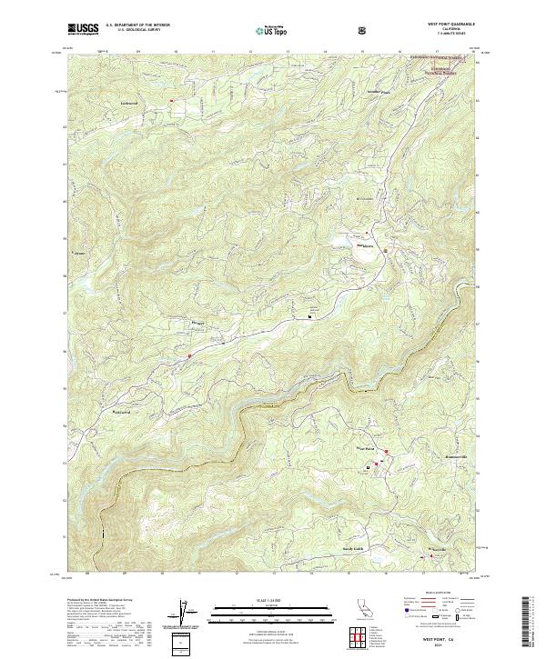 West Point 2021 topographic map thumbnail