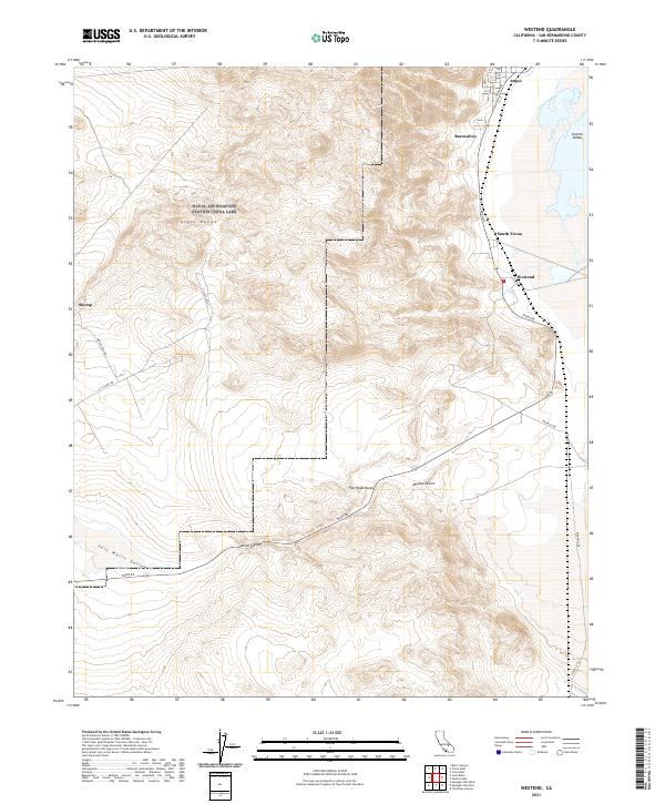 Westend 2021 topographic map thumbnail