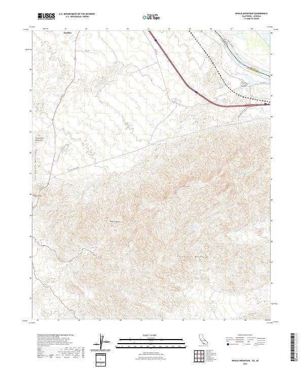 Whale Mountain 2021 topographic map thumbnail