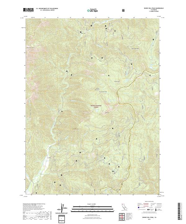 Whisky Bill Peak topographic map thumbnail