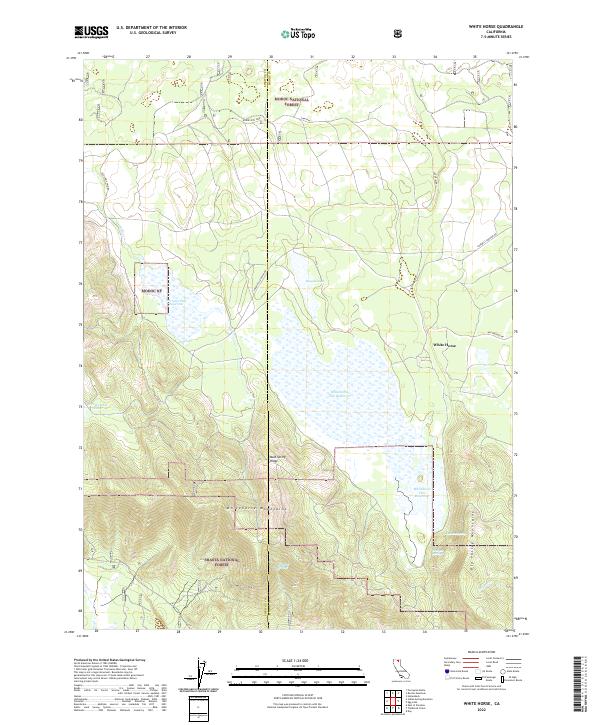 White Horse 2022 topographic map thumbnail