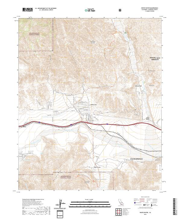White Water 2021 topographic map thumbnail