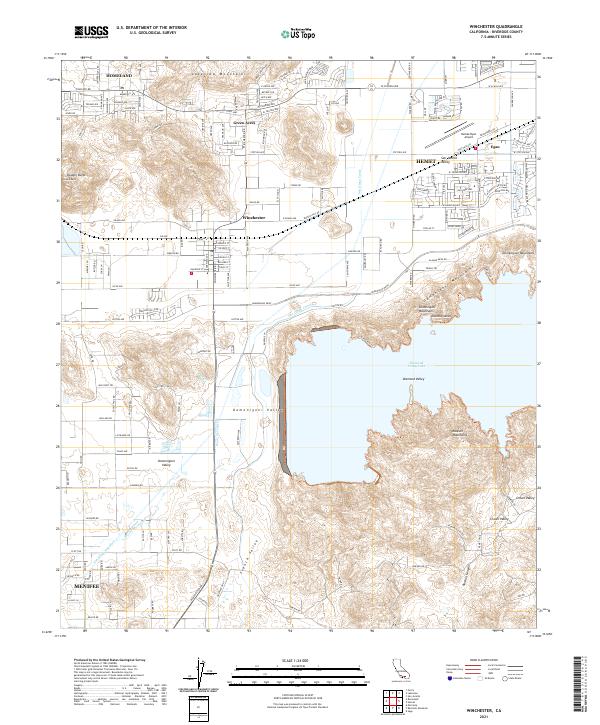 Winchester 2021 topographic map thumbnail