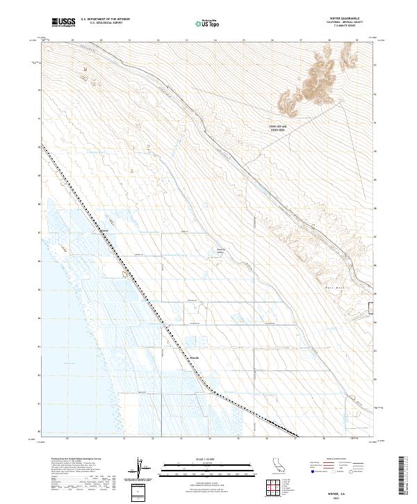 Wister 2021 topographic map thumbnail