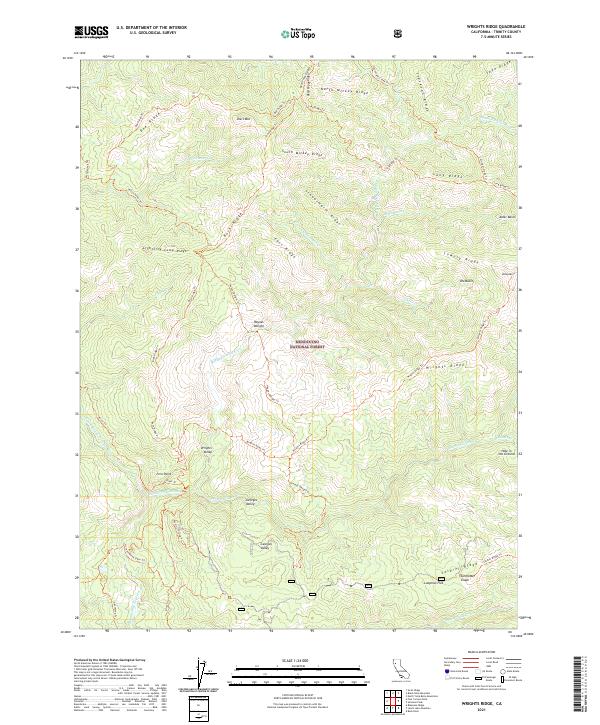 Wrights Ridge 2021 topographic map thumbnail