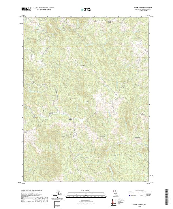 Yager Junction 2022 topographic map thumbnail