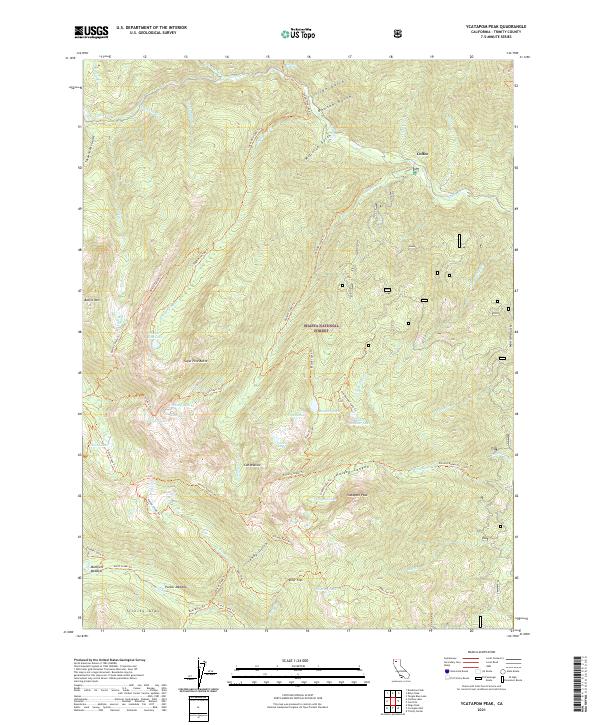 Ycatapom Peak 2021 topographic map thumbnail