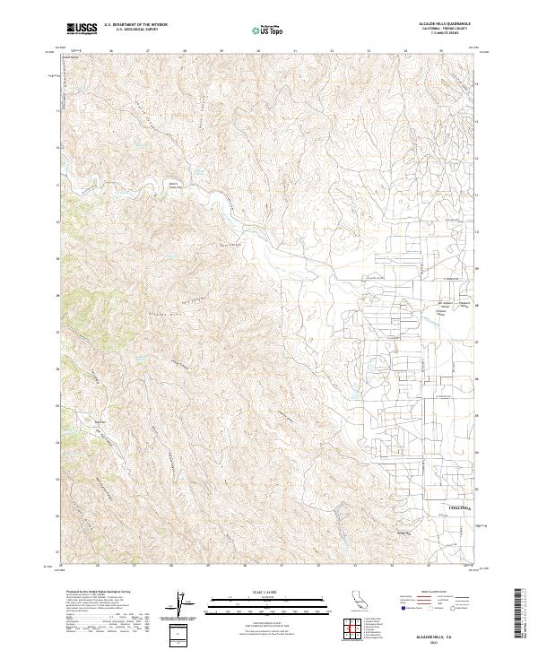 Alcalde Hills topographic map thumbnail