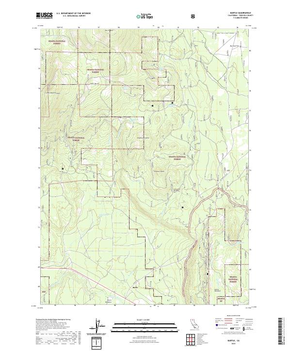 Bartle topographic map thumbnail