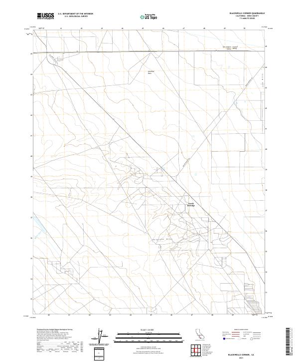 Blackwells Corner topographic map thumbnail