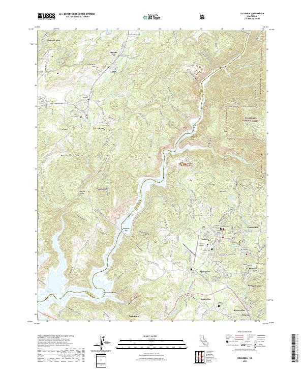 Columbia 2021 topographic map thumbnail