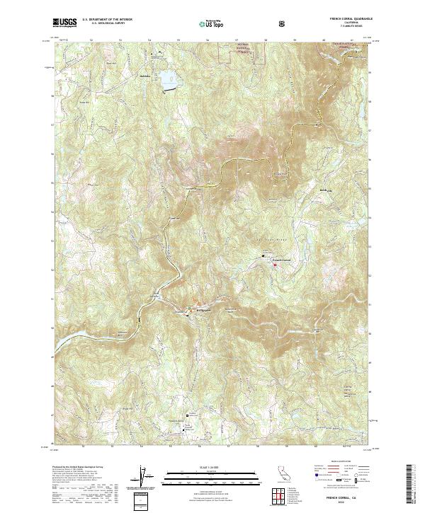 French Corral 2022 topographic map thumbnail