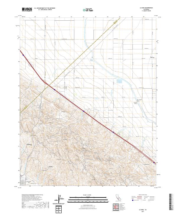 La Cima 2021 topographic map thumbnail