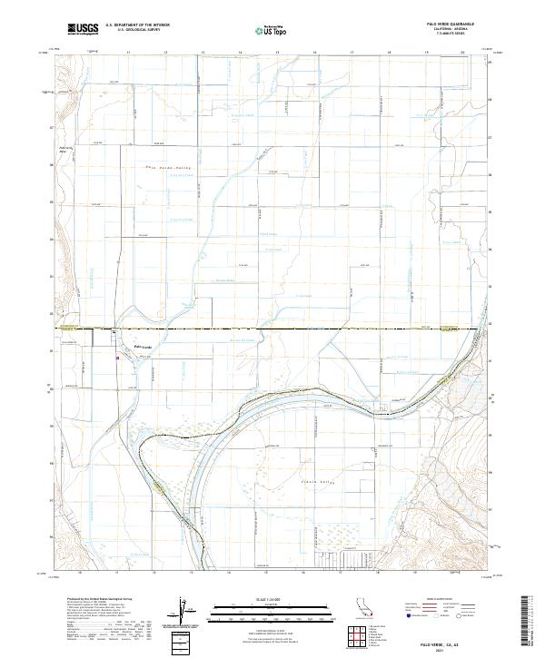 Palo Verde topographic map thumbnail