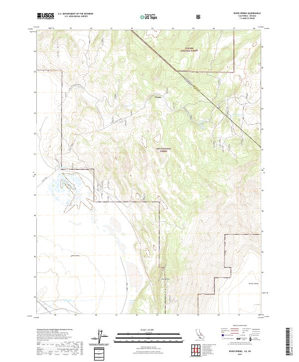 River Spring 2021 topographic map thumbnail