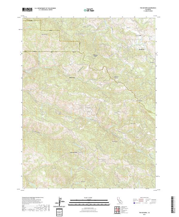 The Geysers 2021 topographic map thumbnail
