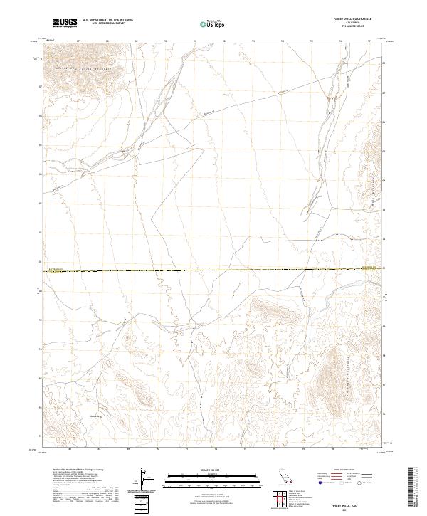 Wiley Well 2021 topographic map thumbnail