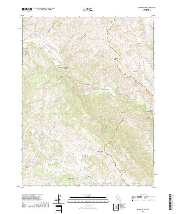 Wilson Valley topographic map thumbnail