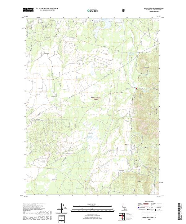 Crank Mountain 2021 topographic map thumbnail