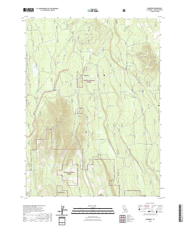 Hambone 2022 topographic map preview