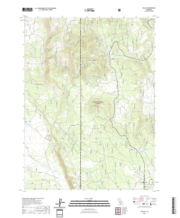 Jellico topographic map thumbnail