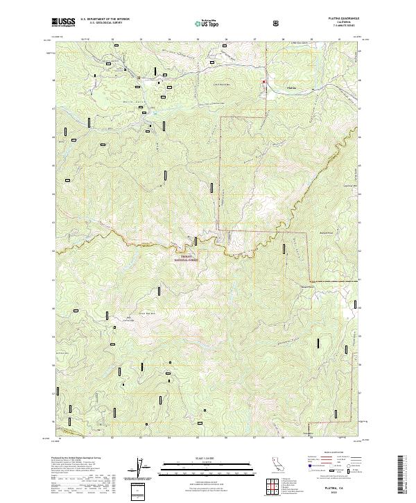 Platina topographic map thumbnail