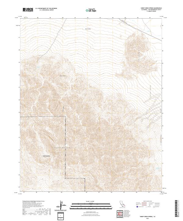 Sheep Creek Spring topographic map thumbnail