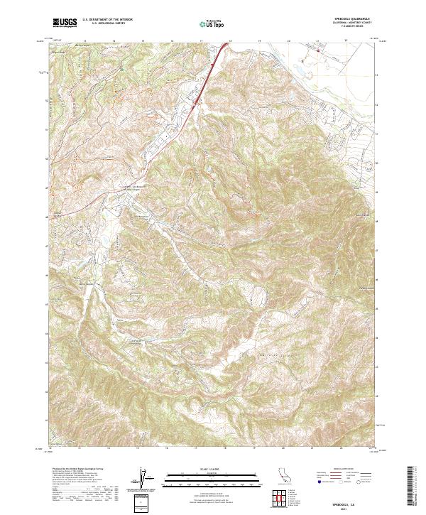 Spreckels 2021 topographic map thumbnail
