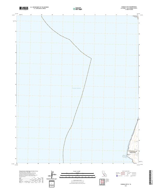 Casmalia OE W topographic map thumbnail