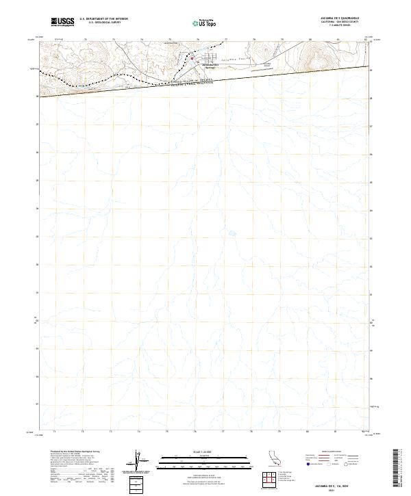 Jacumba OE S topographic map thumbnail