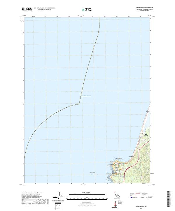 Trinidad OE N topographic map thumbnail