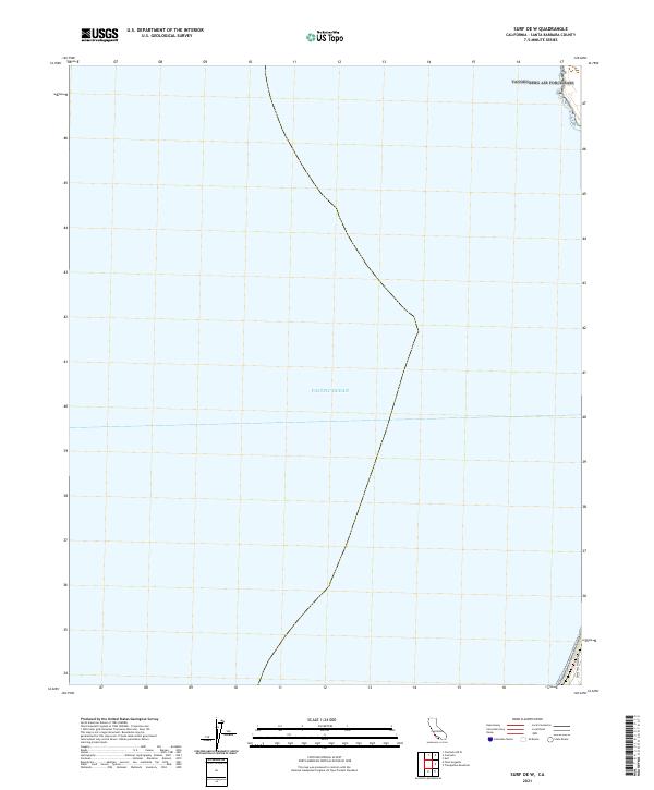 Surf OE W topographic map thumbnail