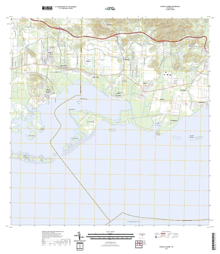 Central Aguirre topographic map thumbnail