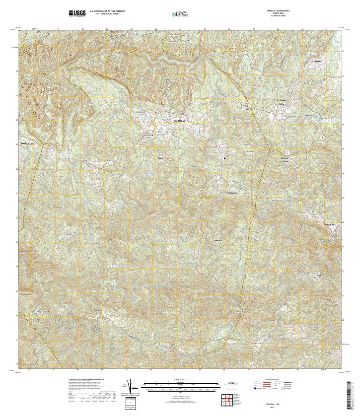 Corozal topographic map thumbnail