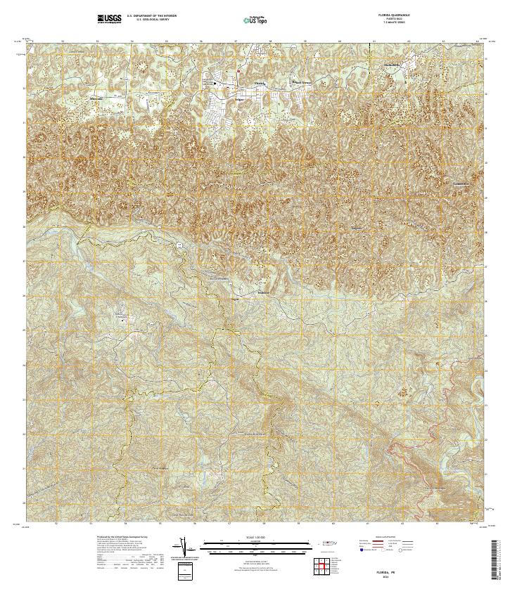 Florida topographic map thumbnail