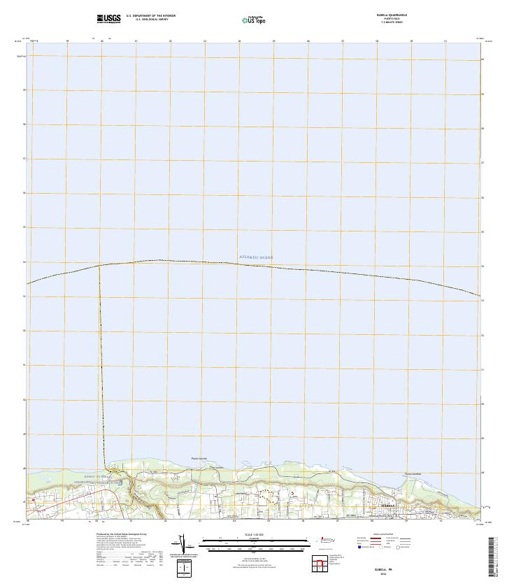 Isabela topographic map thumbnail