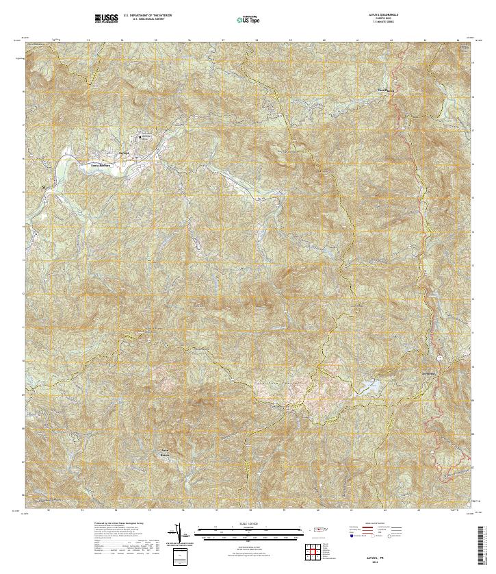 Jayuya topographic map thumbnail