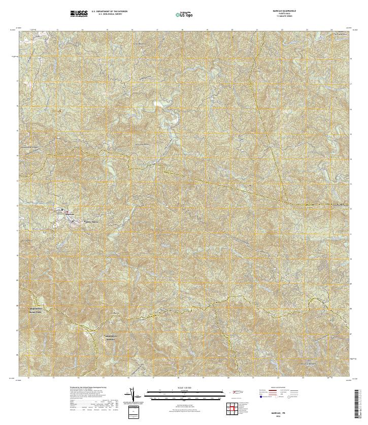 Maricao topographic map thumbnail
