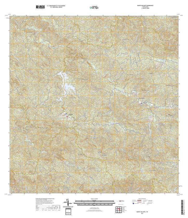 Monte Guilarte topographic map thumbnail