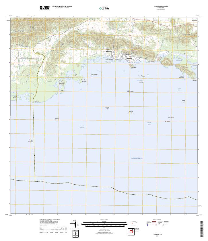 Parguera topographic map thumbnail