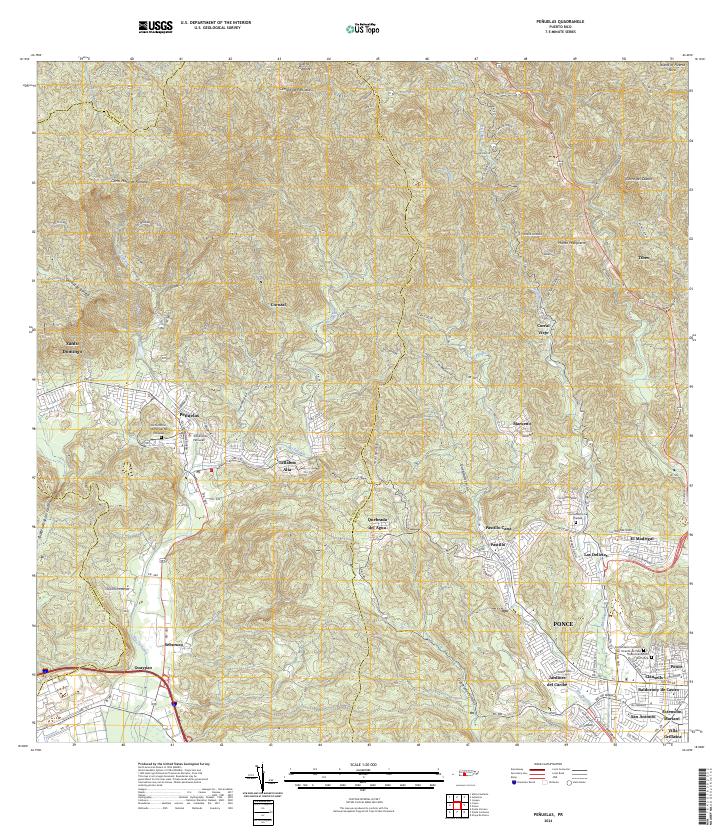 Penuelas topographic map thumbnail