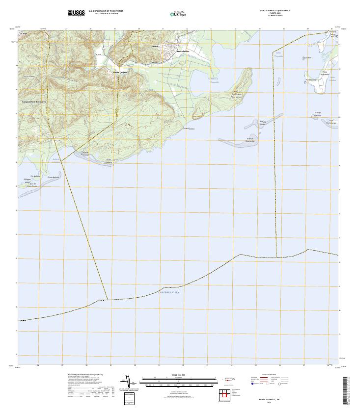 Punta Verraco topographic map thumbnail