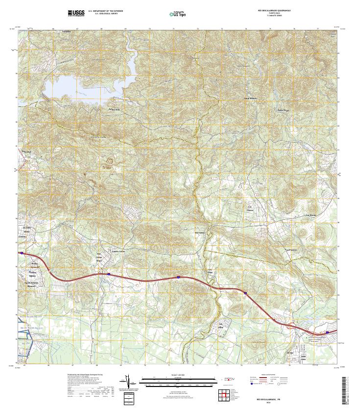 Rio Descalabrado topographic map thumbnail
