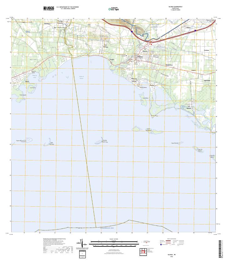 Salinas topographic map thumbnail
