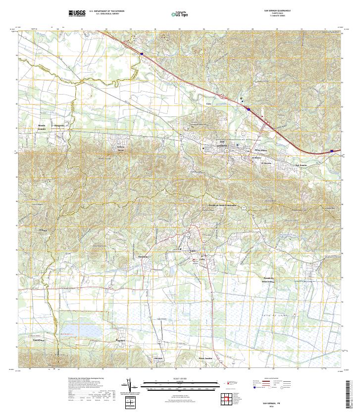 San German topographic map thumbnail