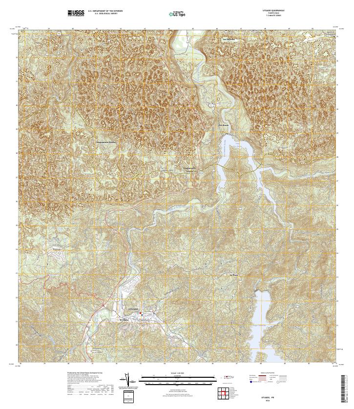 Utuado topographic map thumbnail