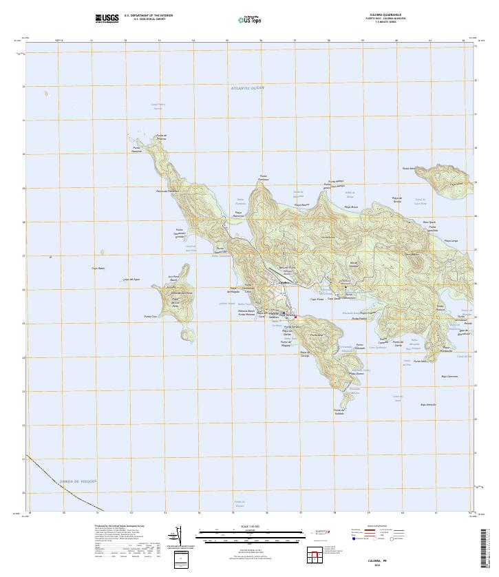 Culebra topographic map thumbnail